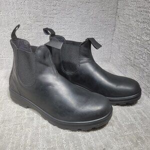 Skechers Molton Gaveno Men's Size 11.5 US Black Leather Chelsea Casual Boots